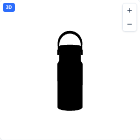 Hydro Flask® Micro Hydro Bottle 200ml in Black (BK)
